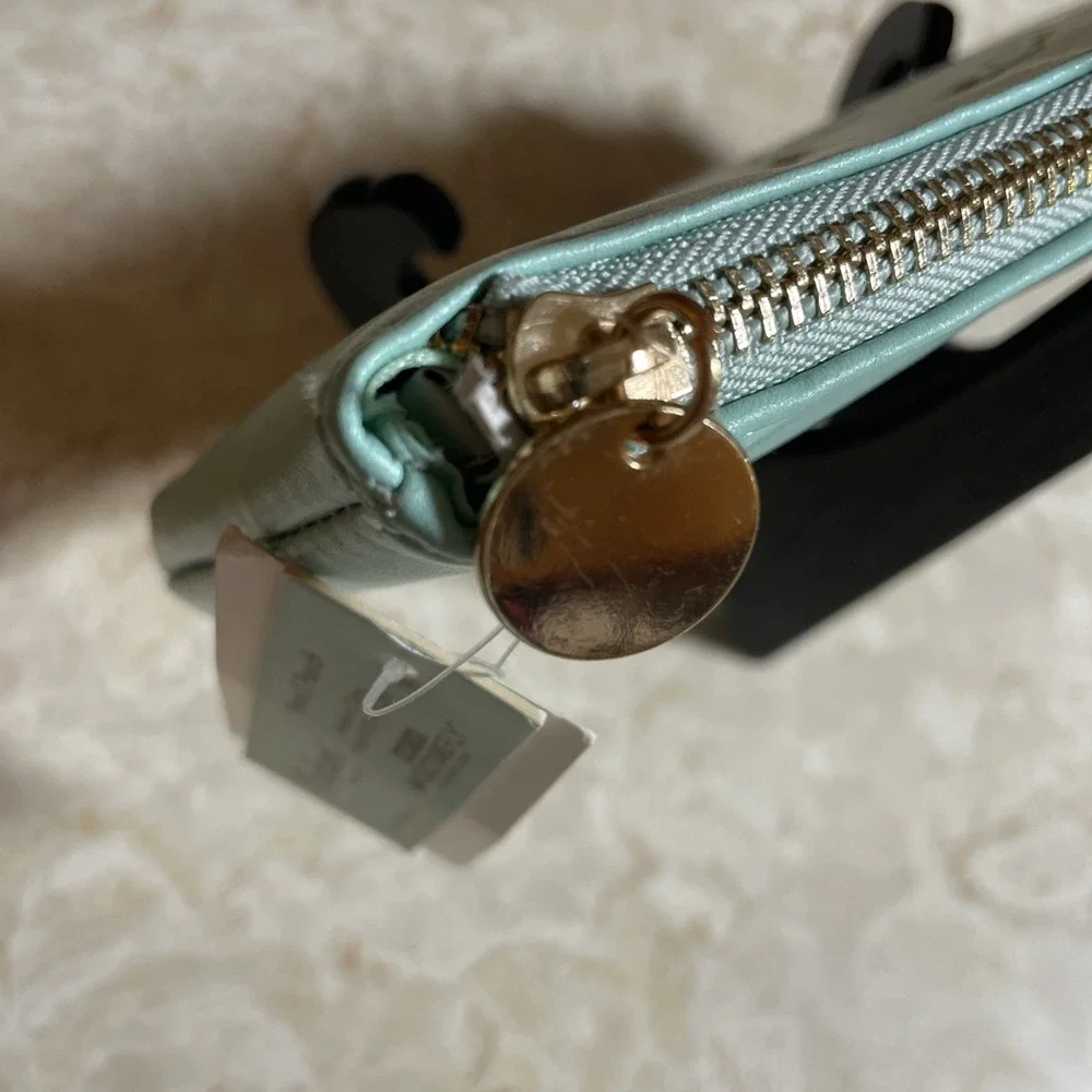 Pusheen the Cat Mint Colored Pencil Pouch with Gold Metal‎ Zipper
